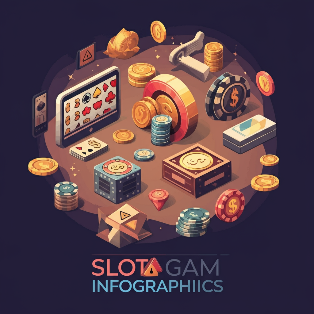 Infographic illustrating common mistakes in slot games, such as chasing losses and choosing low-RTP games.